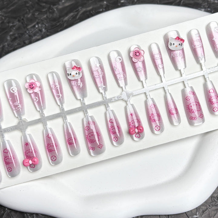 Cartoon Character Press-On Nail Set