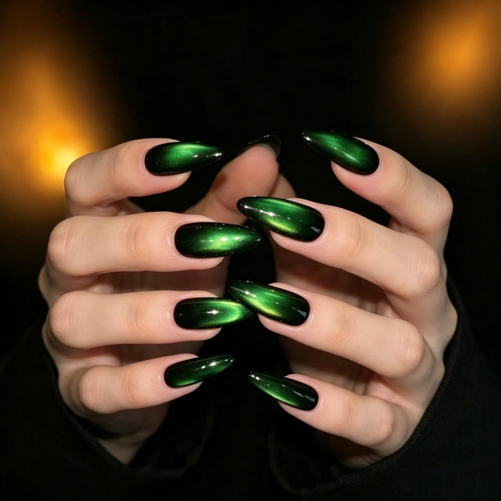 Artificial nails in elegant facet design Stornfield