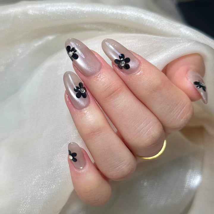 Floral-Inspired Press-On Nail Design Stornfield
