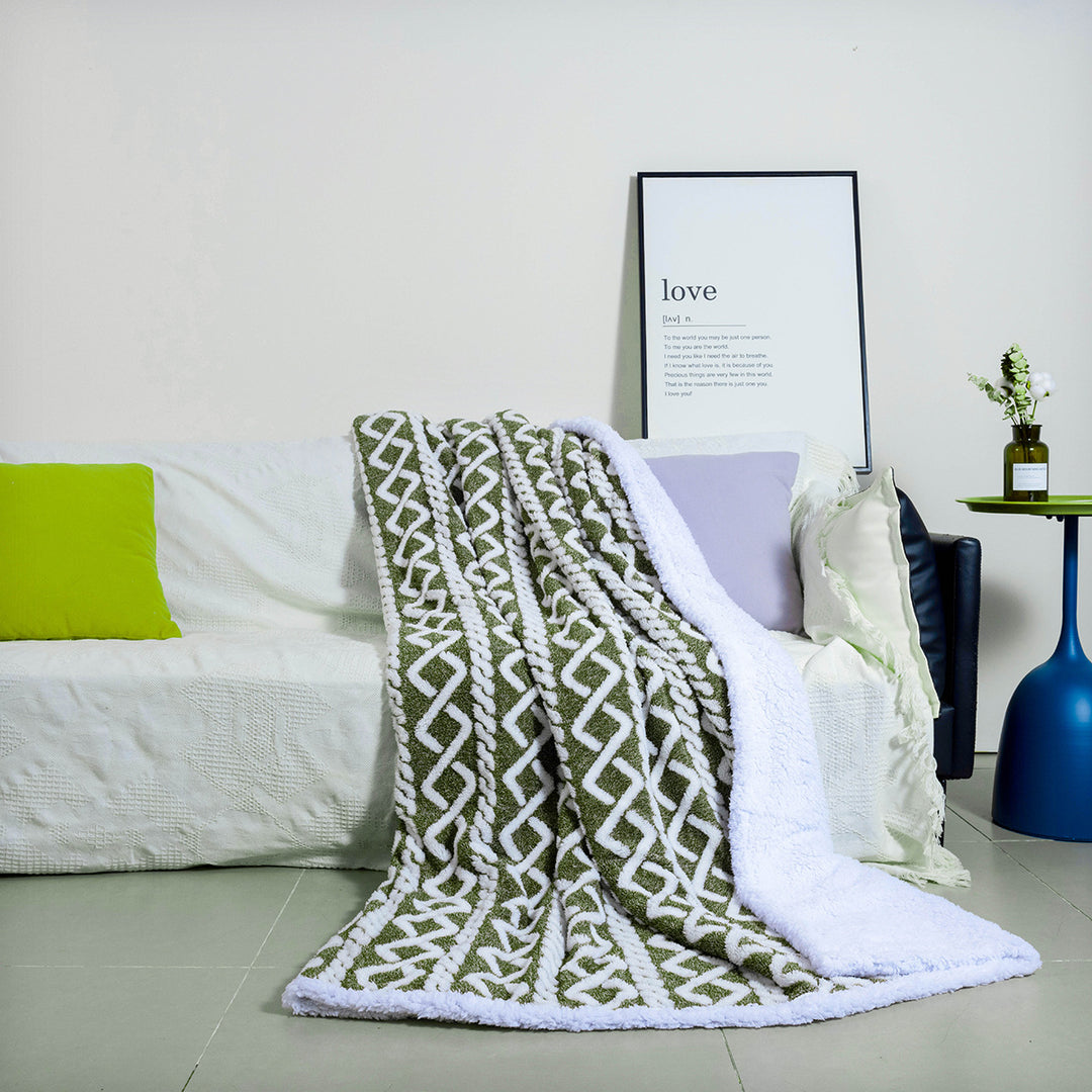 Women’s cuddly blanket in modern Boho design Stornfield