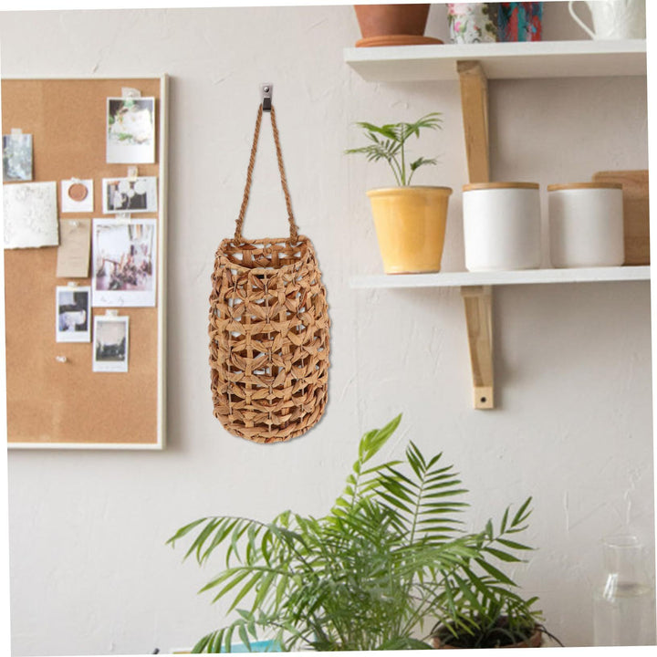 Handwoven basket with suspension device Stornfield