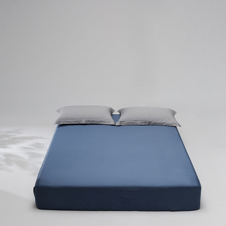 Cooling Breathable Fitted Sheet and Pillowcase Set with Deep Pocket Microfiber