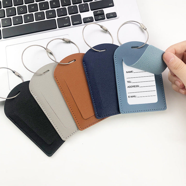 Premium Leather Travel Luggage Tag Stornfield