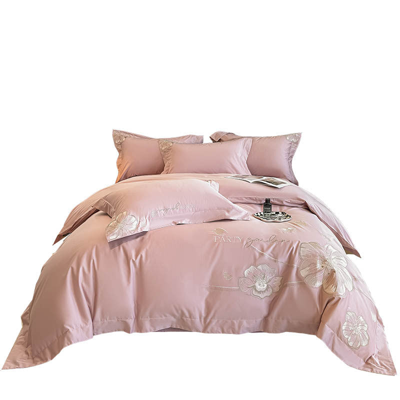 Elegant Embroidered Duvet Cover Set