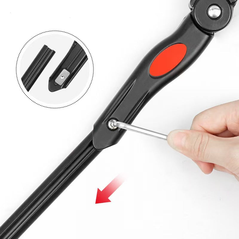 Adjustable Telescopic Alloy Bicycle Kickstand with Universal Mount Stornfield