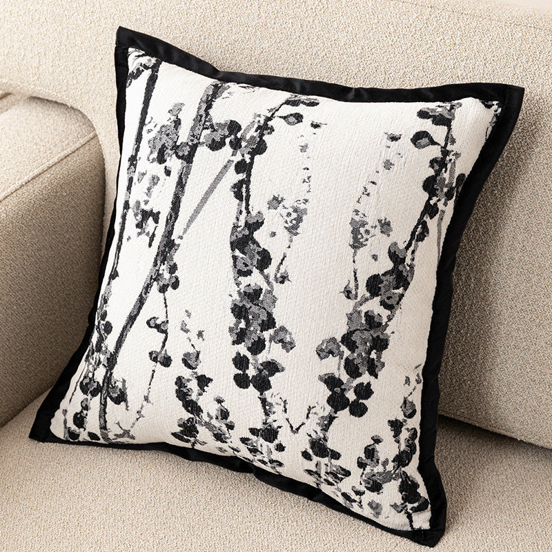 Floral Embossed Decorative Cushion