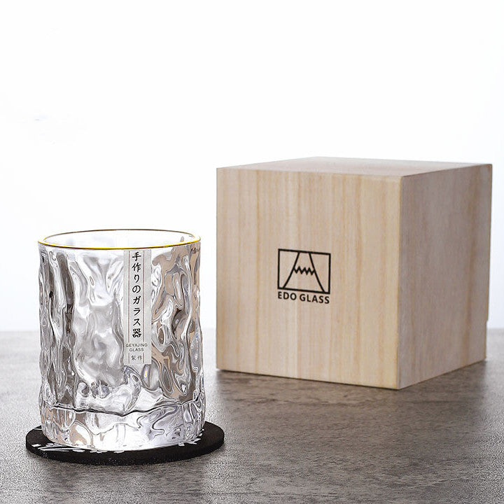 Japanese Edo Kiriko Glacier Whisky Glasses | Stornfield