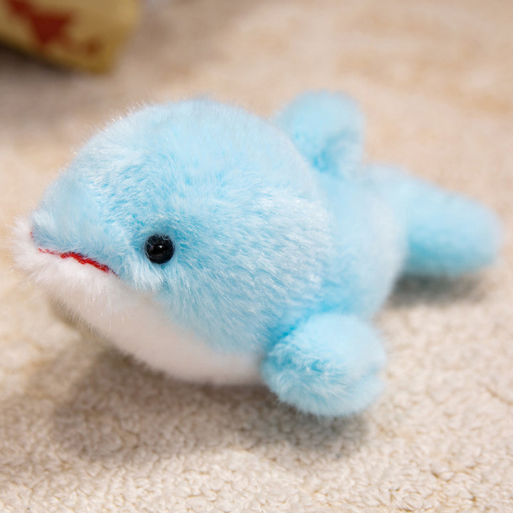 Plush Orca Whale Soft Toy with Ultra-Soft Faux Fur and Curved Huggable Body Stornfield