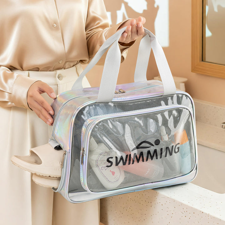 Transparent Swim Bag With Separate Wet Compartment Stornfield