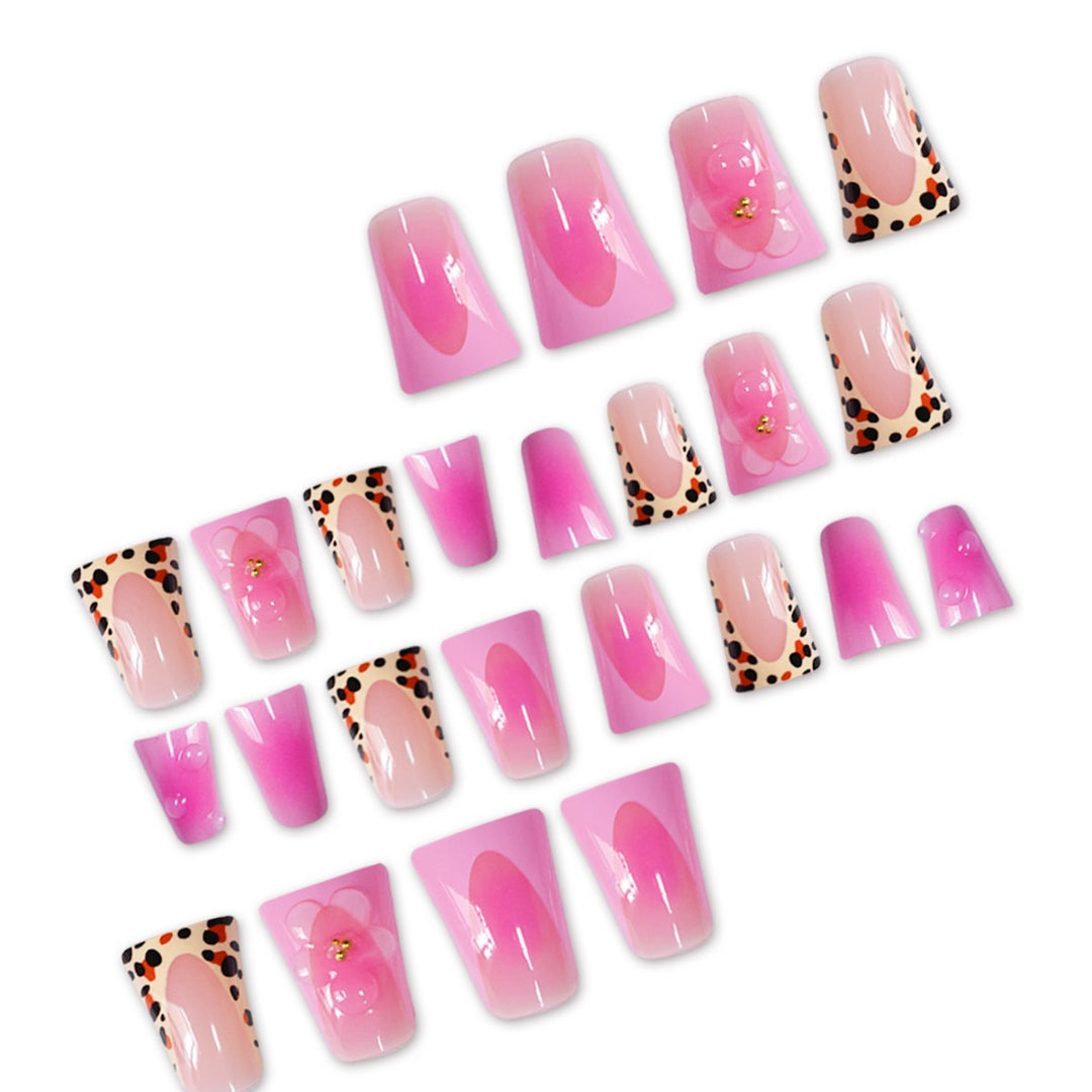 Floral and Animal Print Press-On Nail Extensions Stornfield