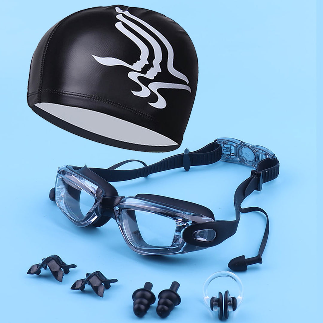 Professional swimming set with high-performance goggles and safety earplugs Stornfield