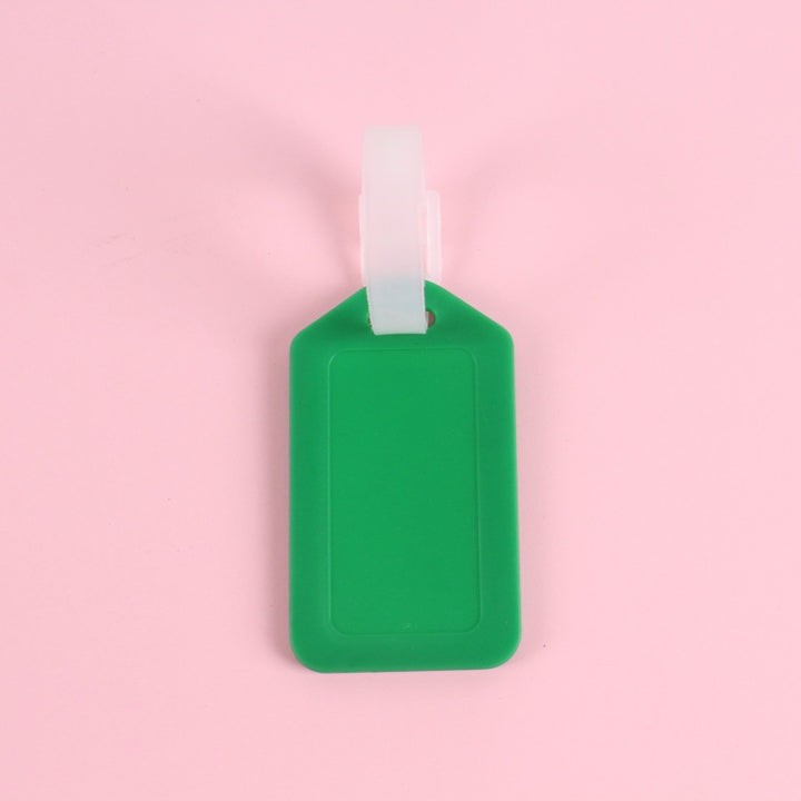 Unisex flexible silicone luggage tag Bowlift