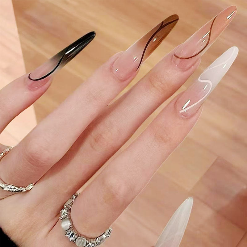 Artistic Long Stiletto Nail Enhancements Stornfield