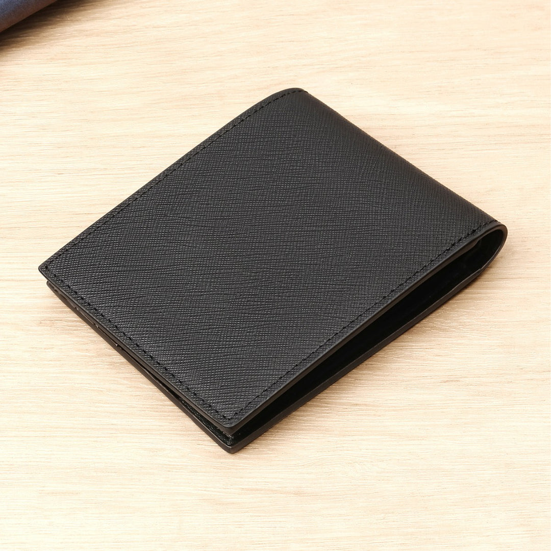 Textured Leather Card Wallet Stornfield