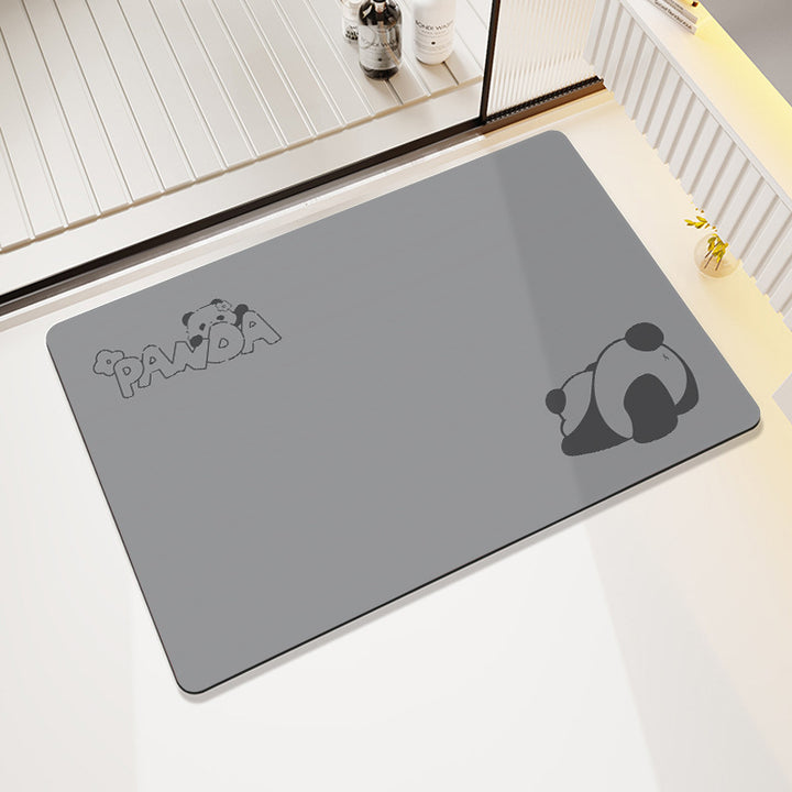 Playful Cartoon-Themed Bathroom Rug Stornfield