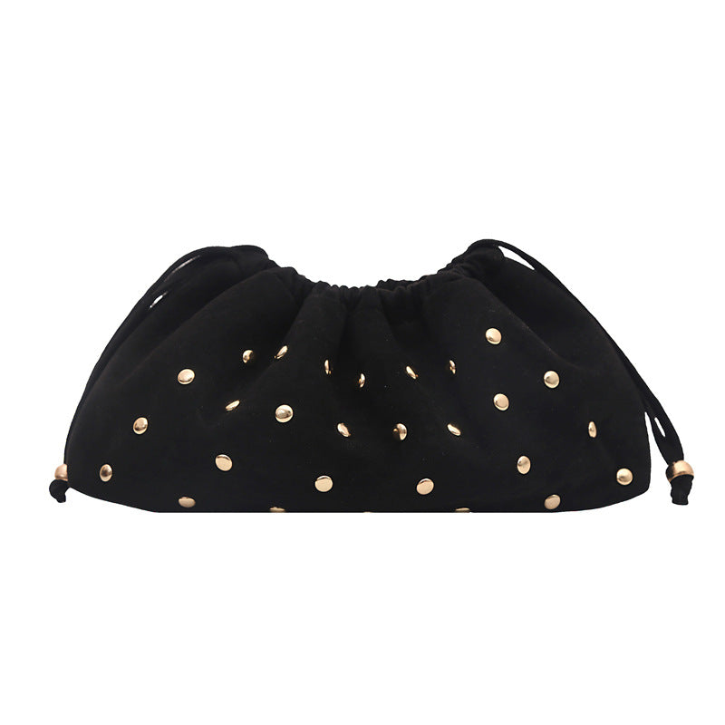 WoChic Studded Drawstring Clutch Bag Stornfield