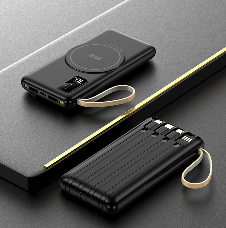 Wireless power bank with innovative induction charging and digital charging display Stornfield