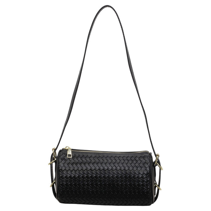 Woven Textured Crossbody Clutch