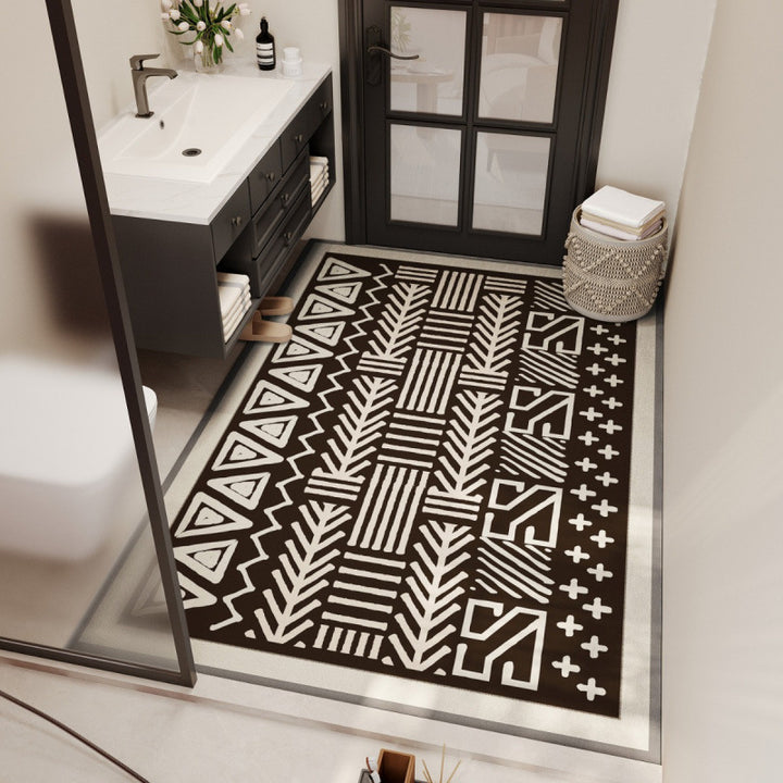 Tribal Pattern Bathroom Mat Stornfield