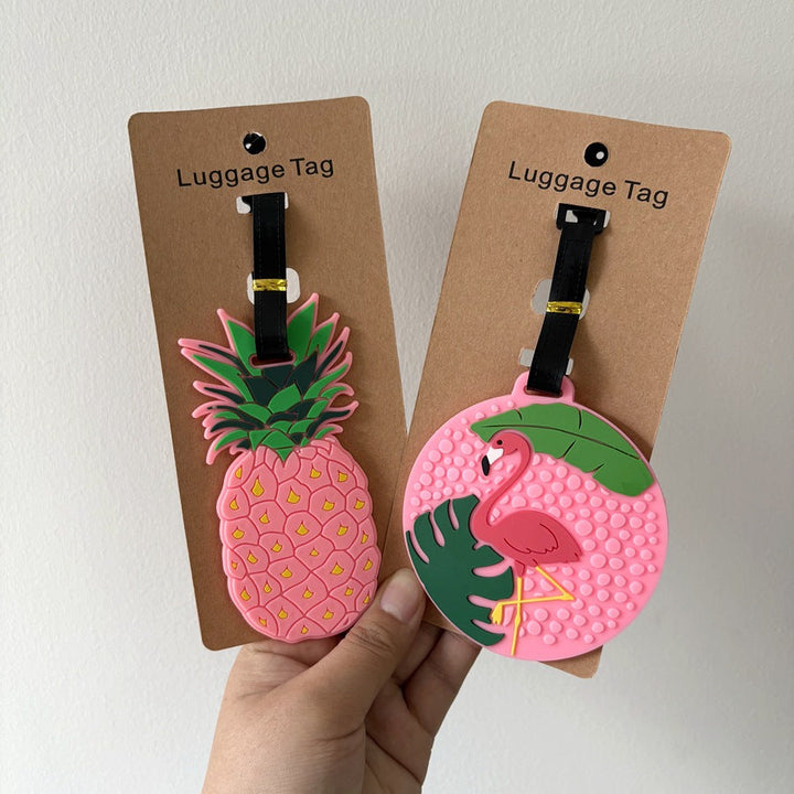 Pineapple-Themed Silicone Luggage Tag Stornfield