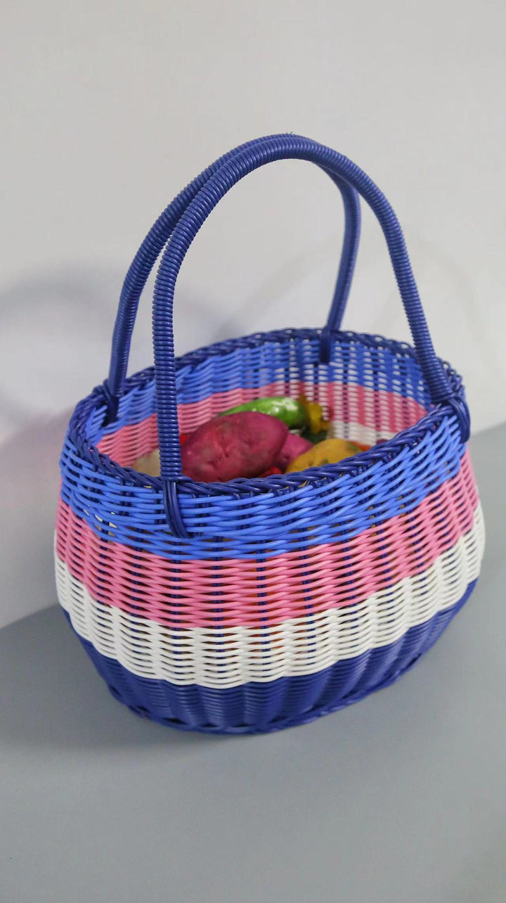 Women Handwoven Basket with Sturdy Handles Stornfield