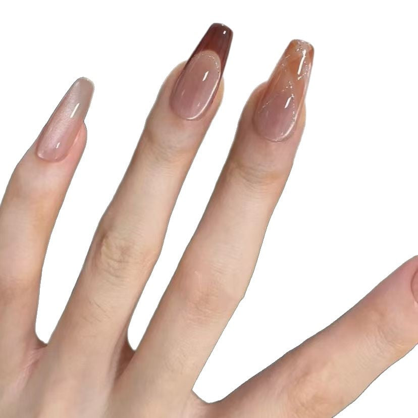 Gradient Press-On Nail Extensions