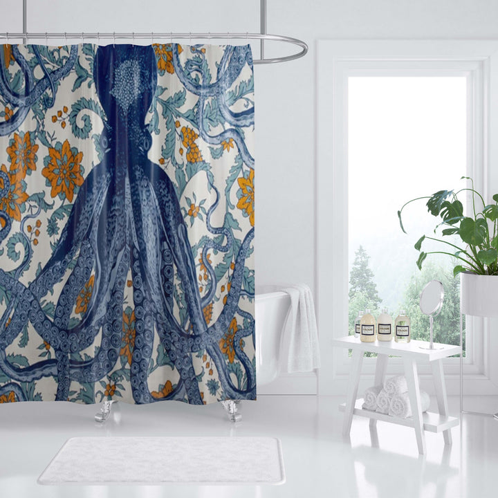 Ocean-Themed Art Shower Curtain Stornfield