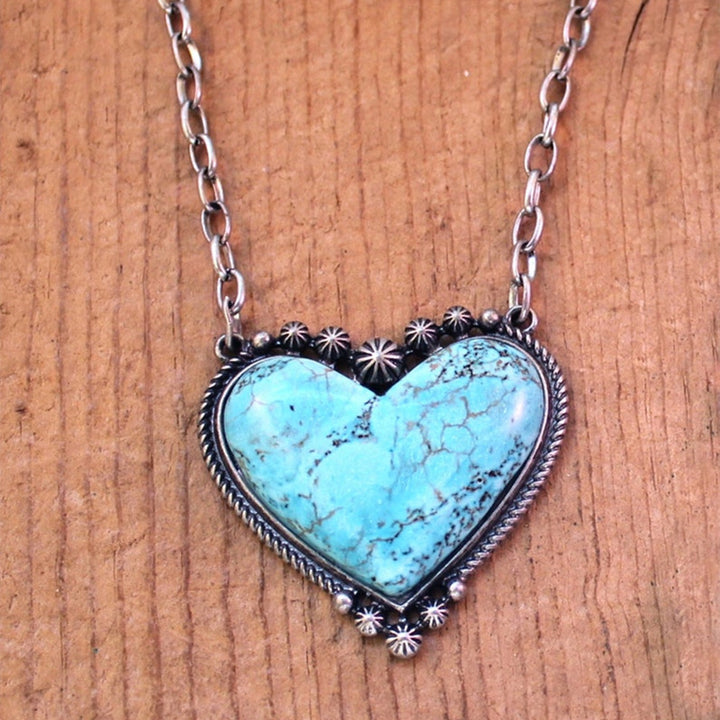Artisan Heart-Shaped Pendant Necklace Stornfield