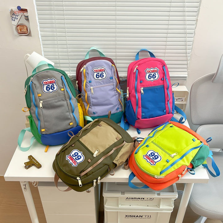 Colorful Patchwork Backpack Stornfield