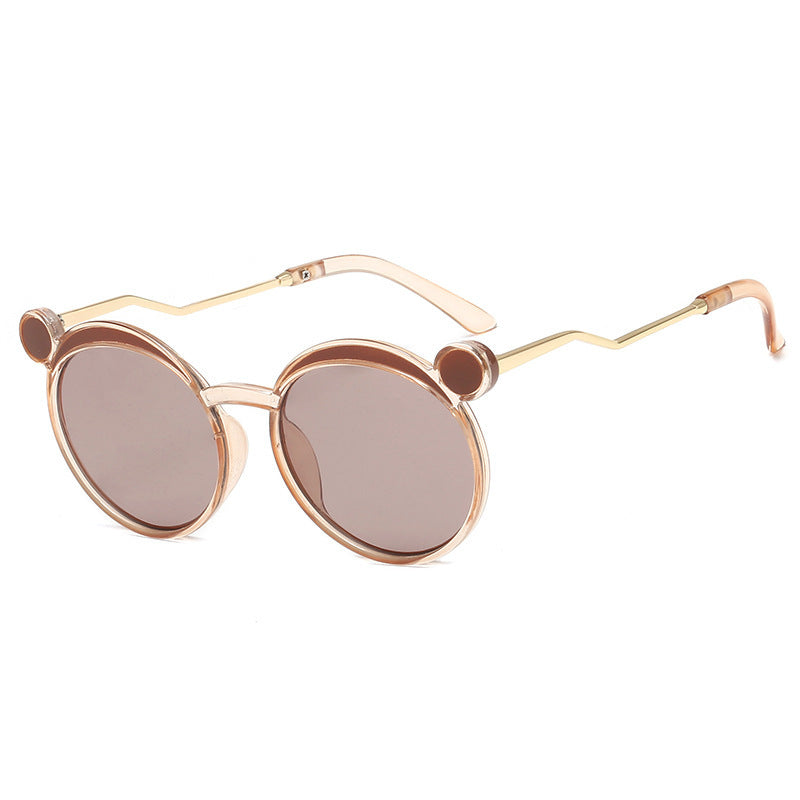 Women Fashion-Round Sunglasses with Innovative Frame and Colored Lenses Stornfield