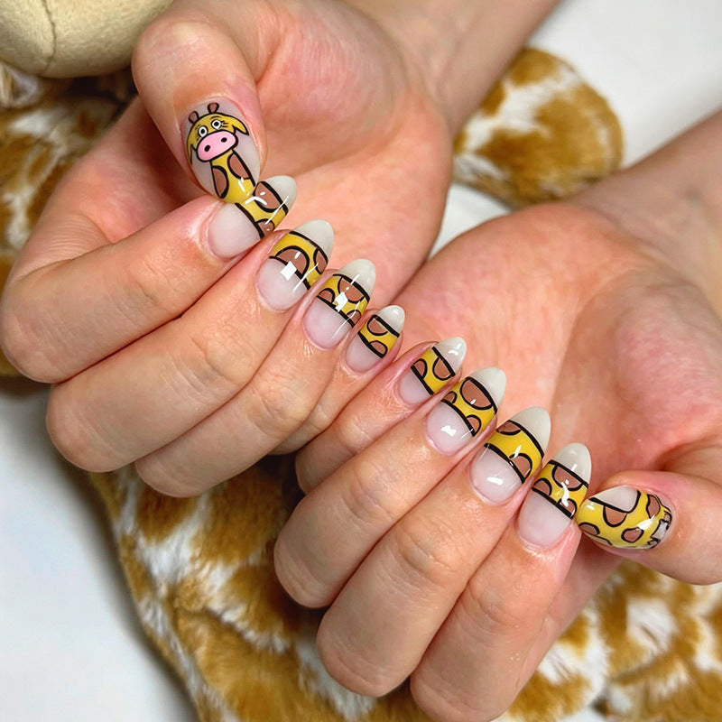 Creative Animal-Themed Press-On Nail Set Stornfield
