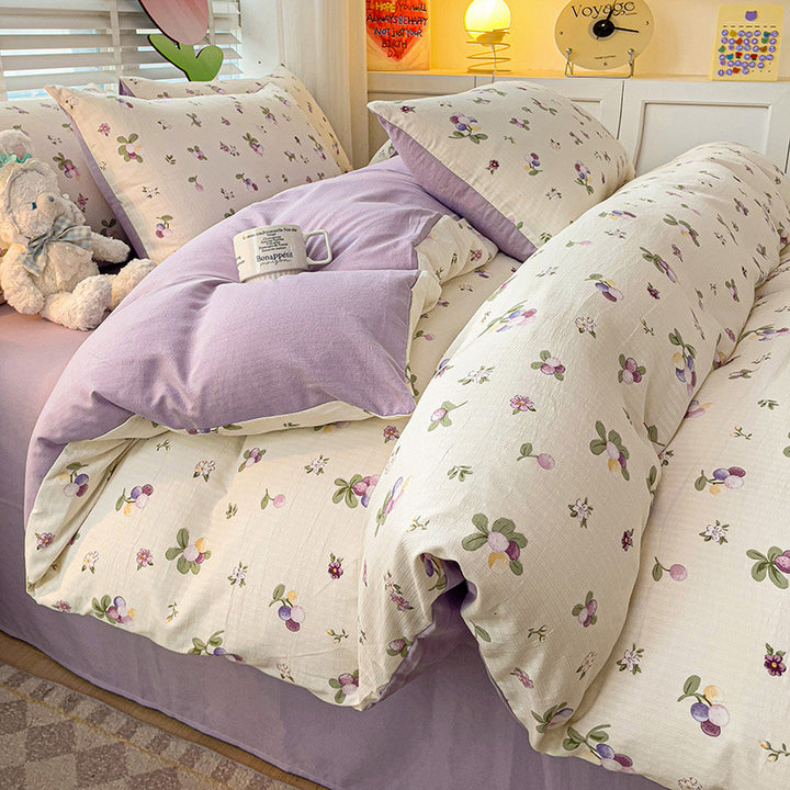 Floral Patterned Bedding Set