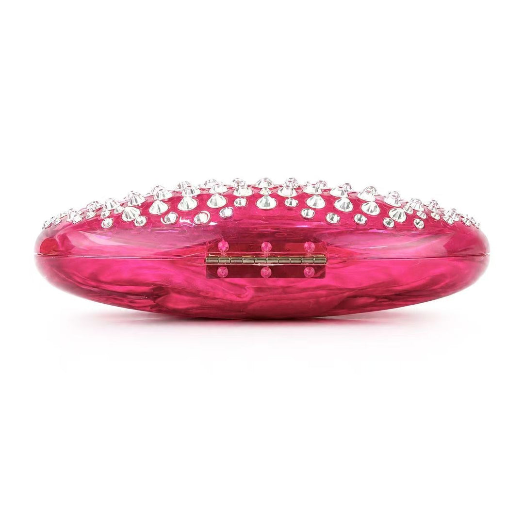 Statement Kiss-Shaped Handbag