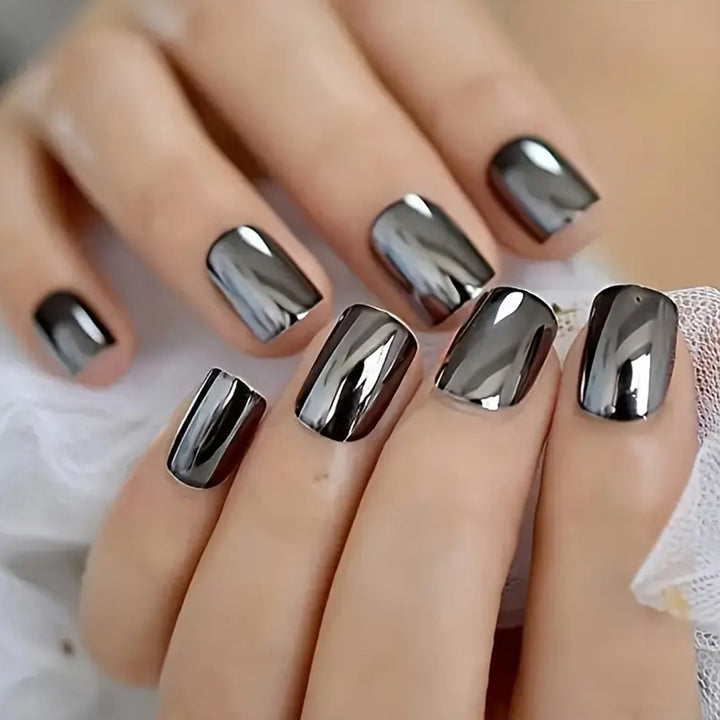 Luxury Metallic Nail Wraps Stornfield