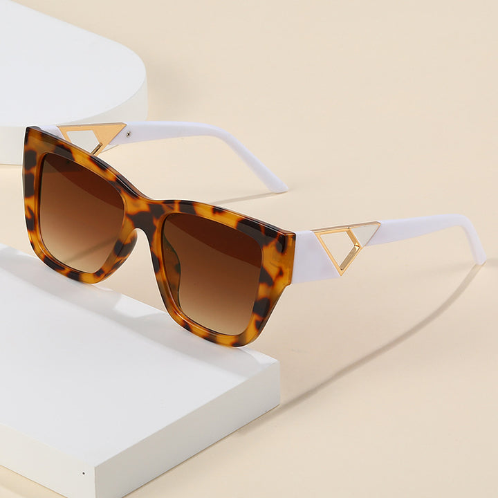 Women's Oversized Sunglasses with Modern Geometric Design and Elegant Metal Accent Stornfield