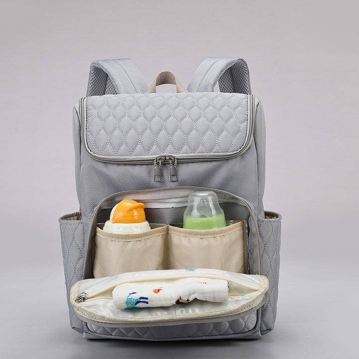 Quilted Multi-Pocket Backpack Stornfield