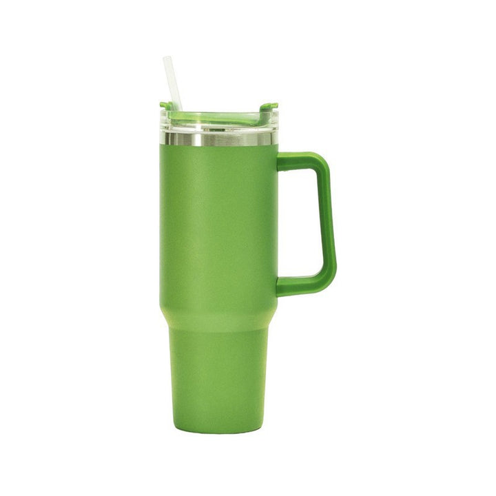 Women's insulated cup with straw and ergonomic handle Stornfield