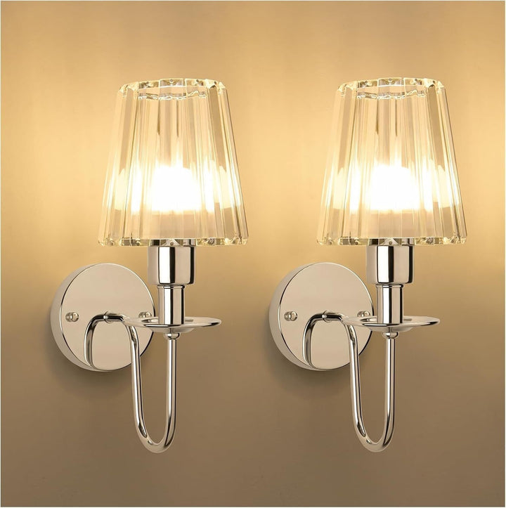 Crystal-Accented Wall Sconce