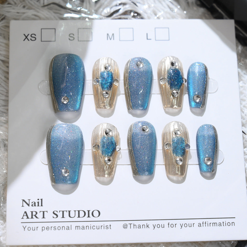 Glittery Press-On Nail Art Stornfield
