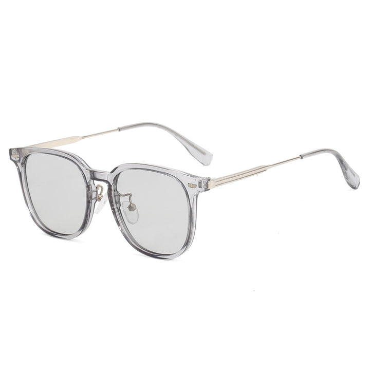 Women's clear rectangular glasses with delicate metal frame Stornfield