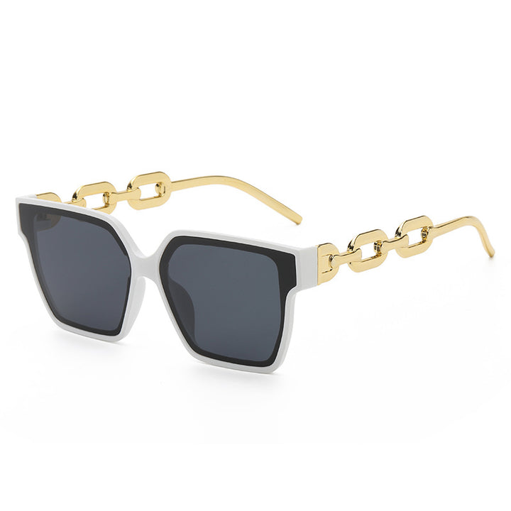 Women Oversized Fashion Sunglasses with Exceptional Chain Design Stornfield
