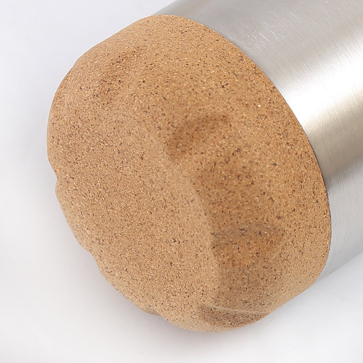 Ladies stylish stainless steel insulated bottle with cork bottom Stornfield