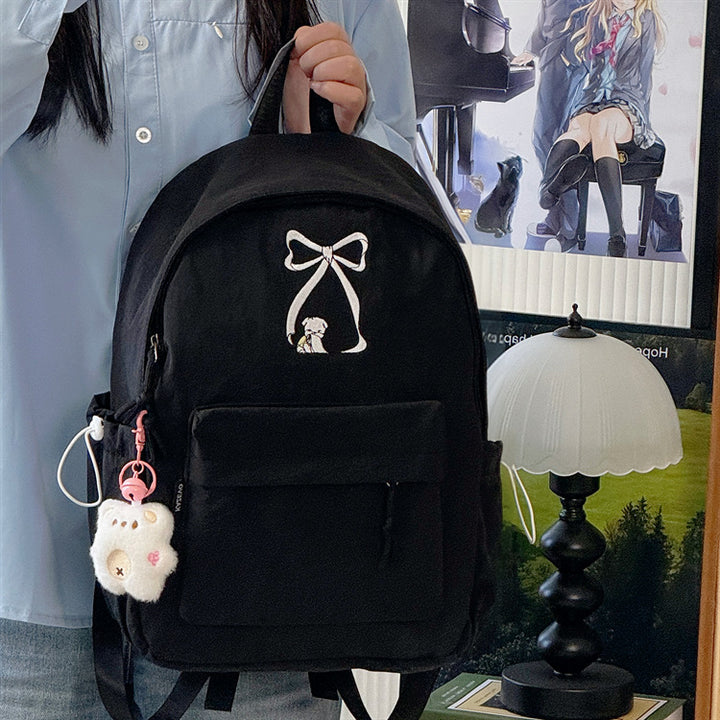 Adorable Casual Backpack with Character Design Stornfield