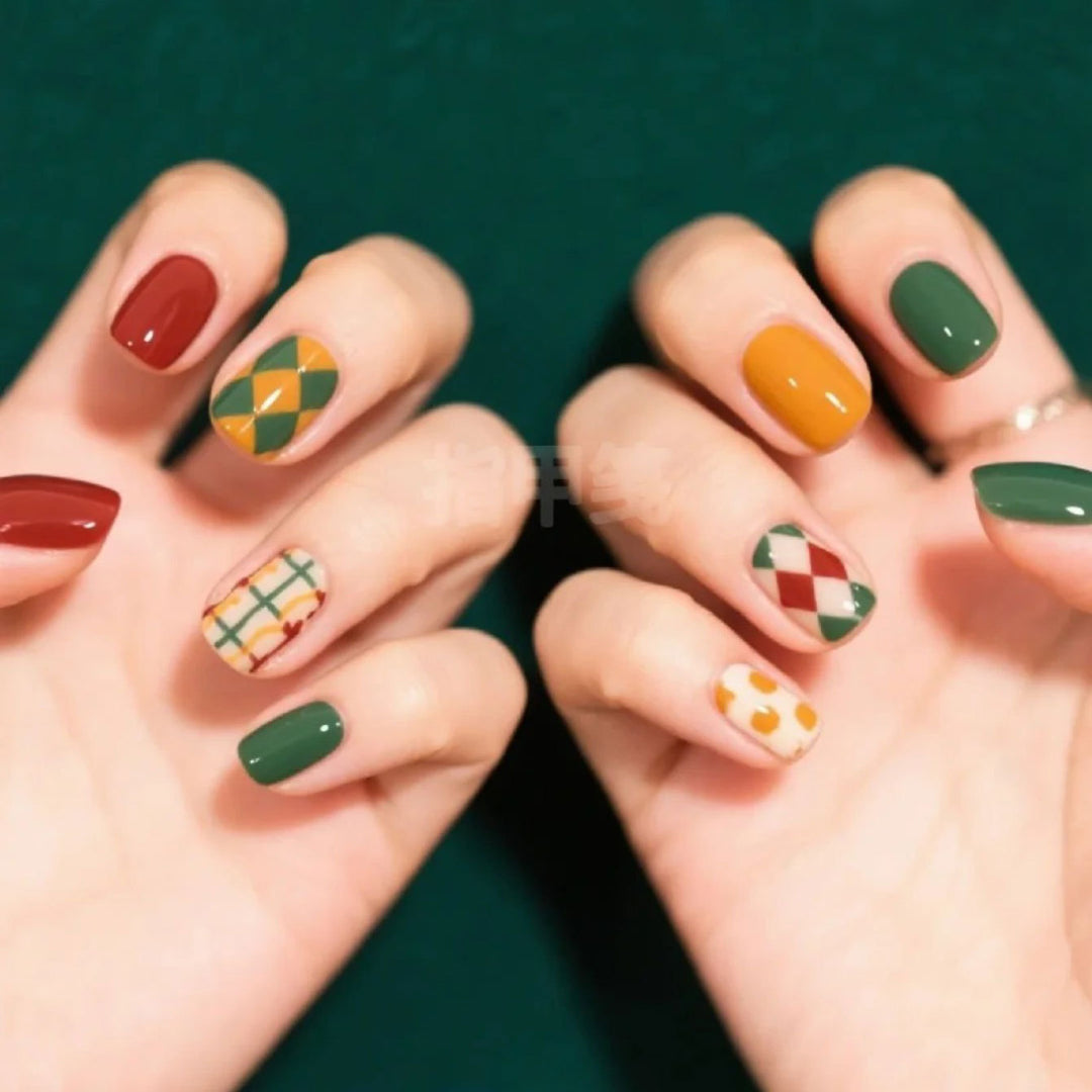 Creative Geometric Nail Art Set