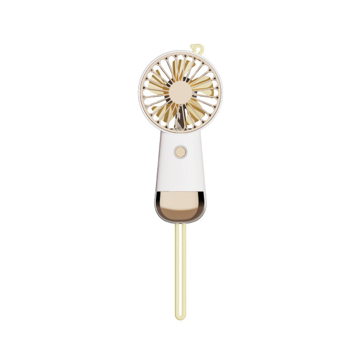 Ladies portable hand fan with USB charging function and ergonomic handle Stornfield