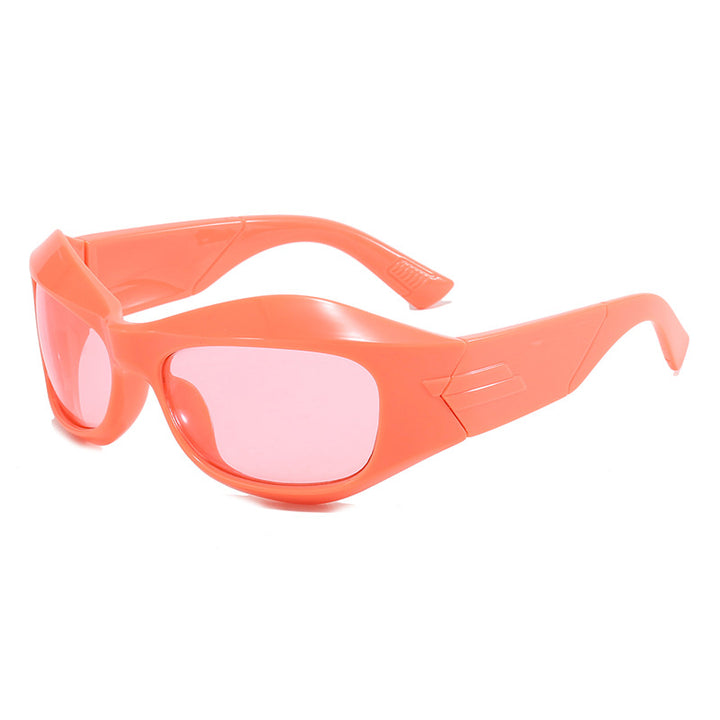 Women Retro Sunglasses in trendy Shield design Stornfield