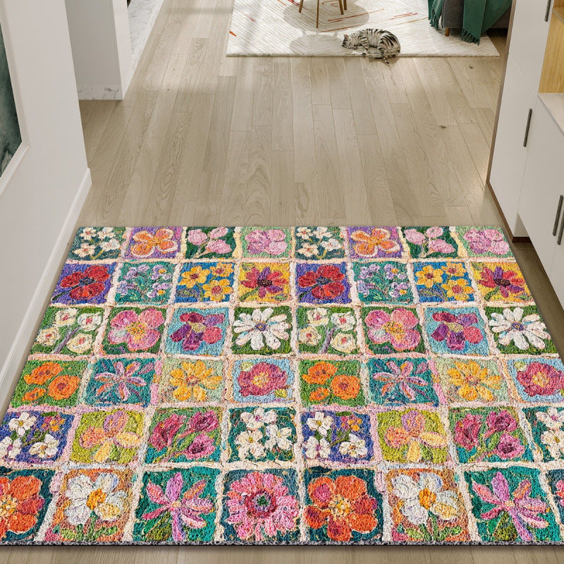Floral Patchwork Area Rug Stornfield