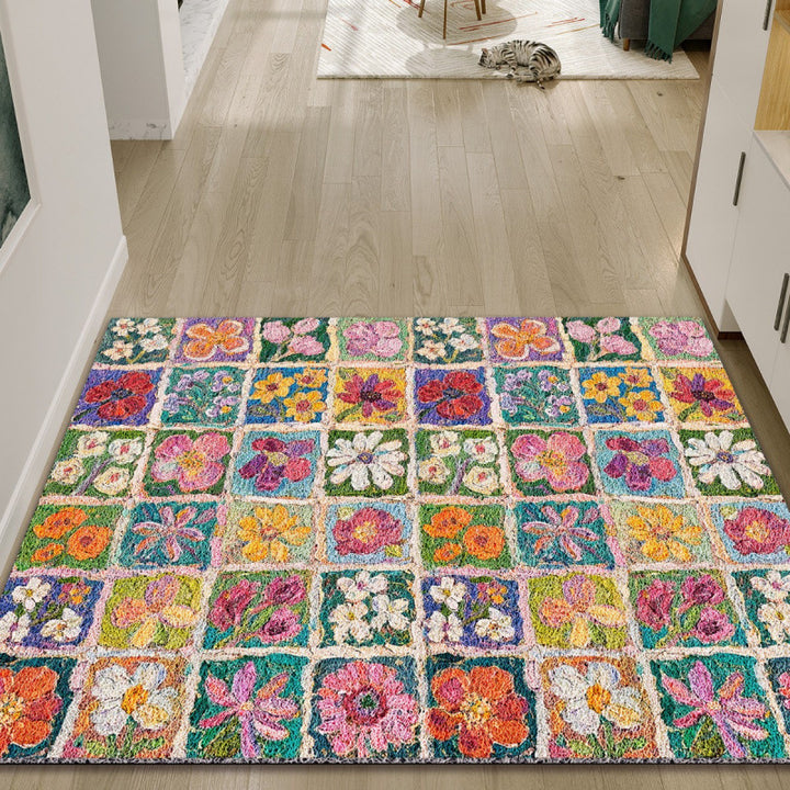 Floral Patchwork Area Rug Stornfield