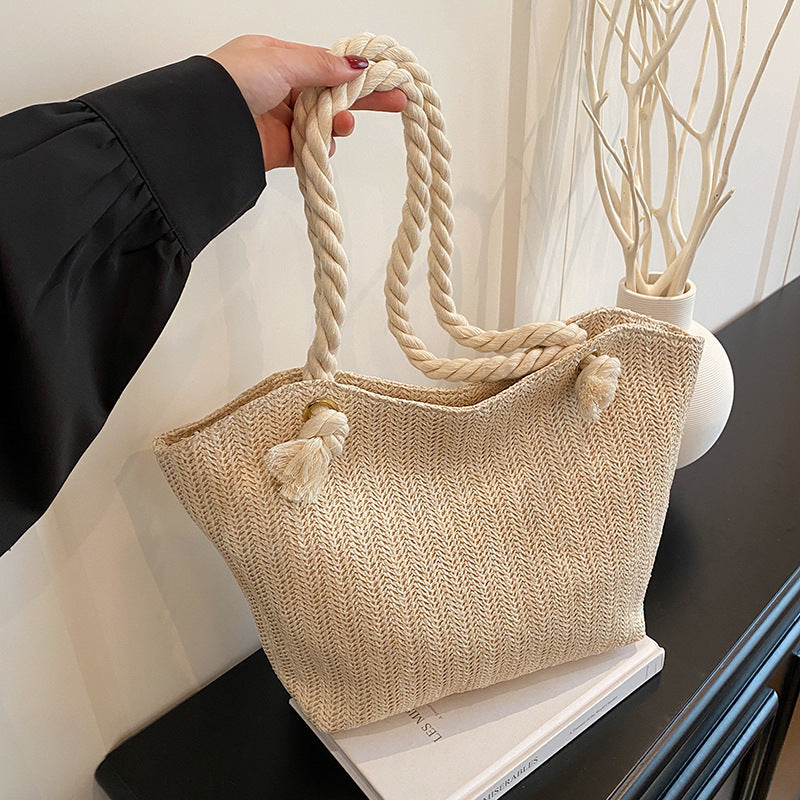 Chic Handwoven Beach Tote Bag Stornfield