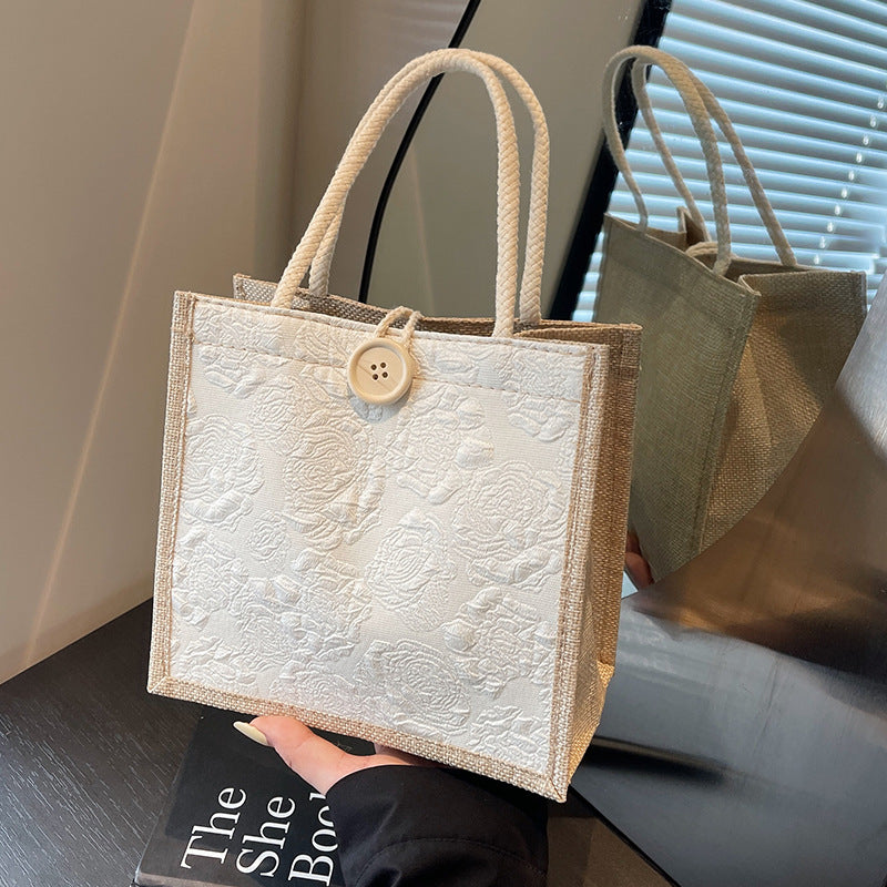 Charming Polka Dot Tote Bag